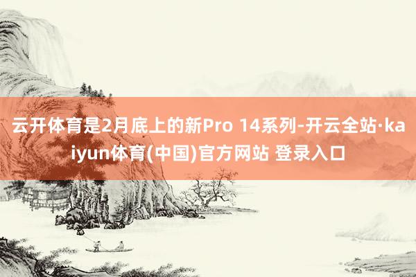 云开体育是2月底上的新Pro 14系列-开云全站·kaiyun体育(中国)官方网站 登录入口